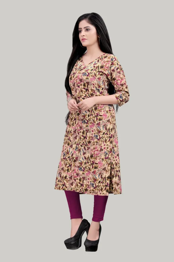 Beige_Women_Printed_Straight_Kurti