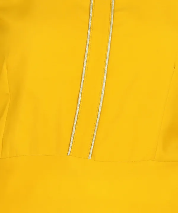 Yellow_Women_Anarkali_Kurti_With_Foil_Print_Dupatta