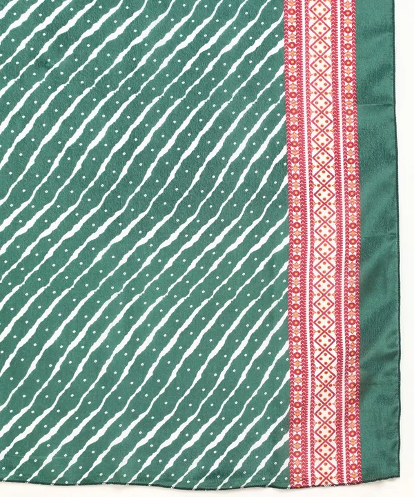 Green_Cotton_Printed_Kurti_Pant_With_Dupatta_Set