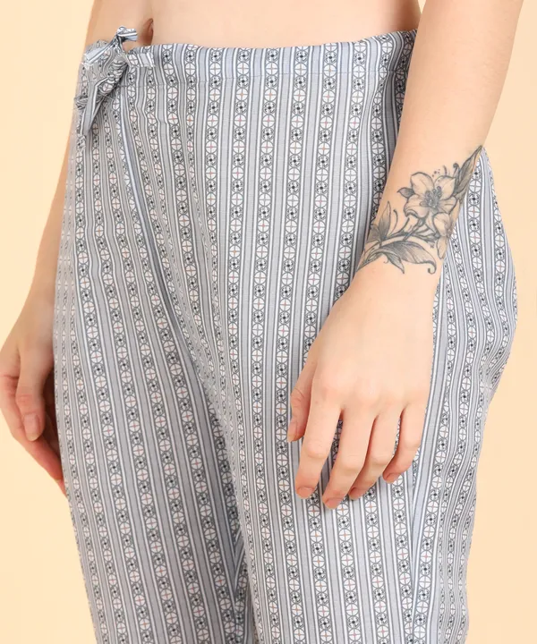 Grey_Cotton_Printed_Kurti_Pant_With_Dupatta_Set