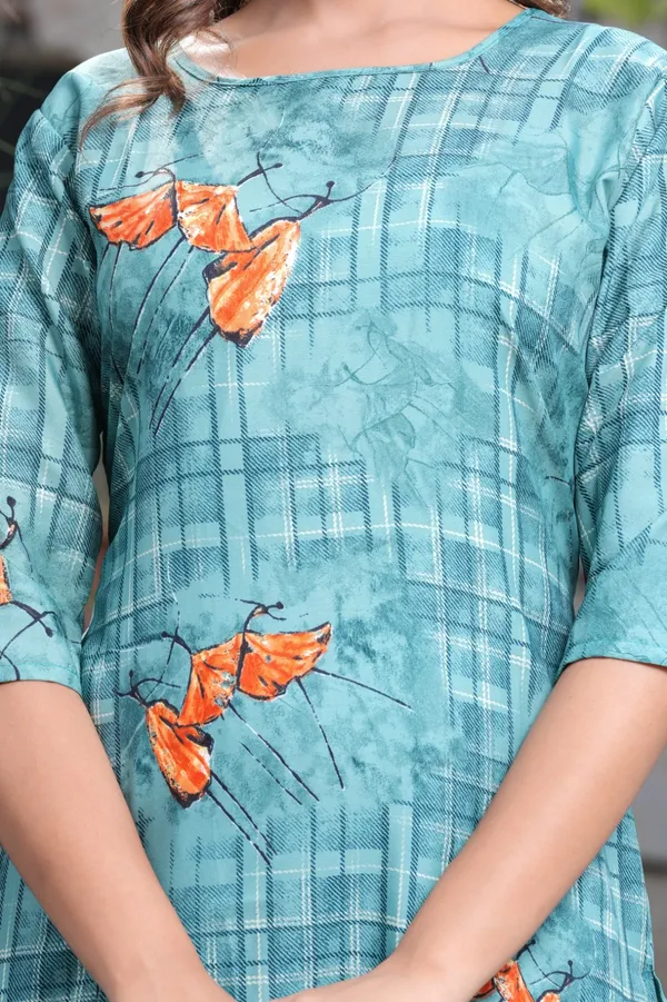 Turquoice_Women_Printed_Straight_Kurti