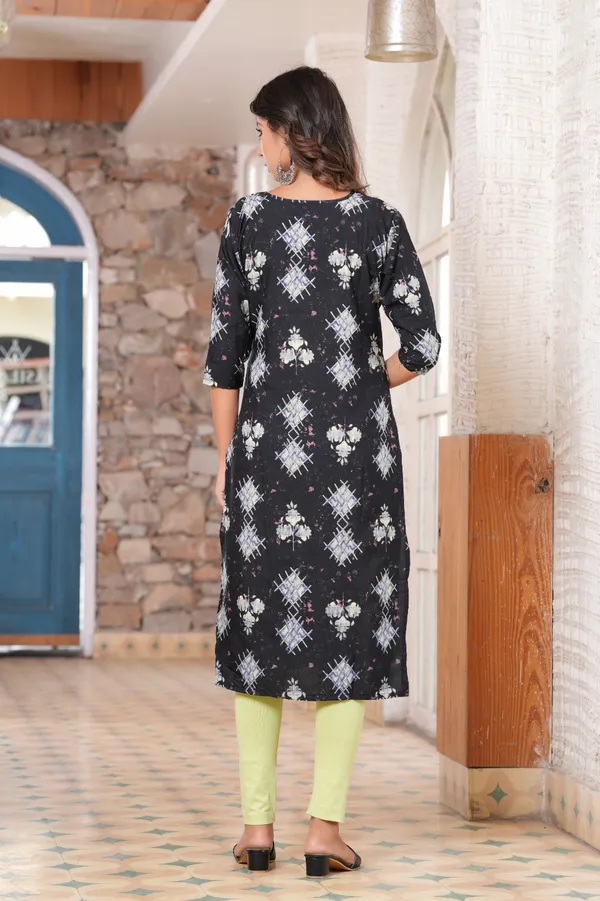 Brown_Women_Printed_Straight_Kurti