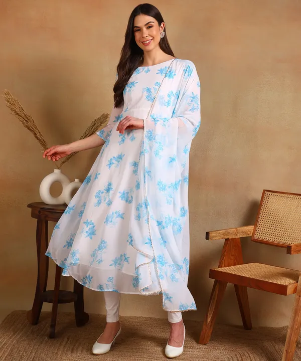 Blue_Anarkali_Kurta_With_Dupatta
