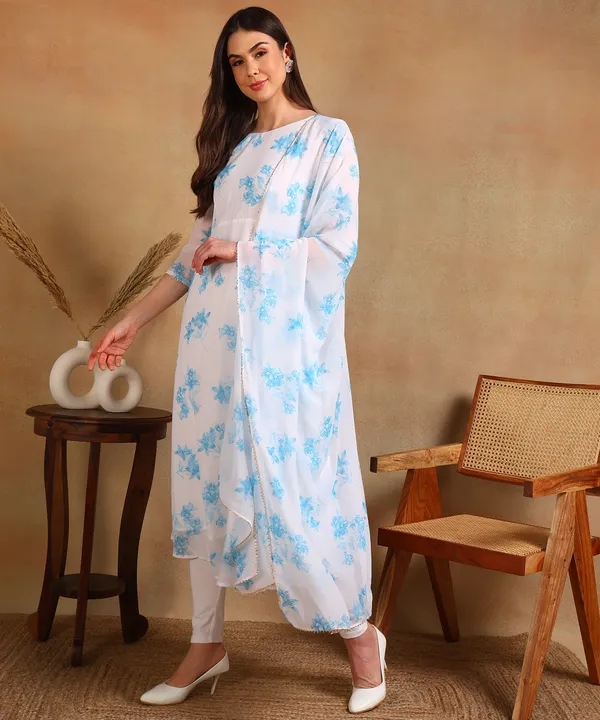 Blue_Anarkali_Kurta_With_Dupatta