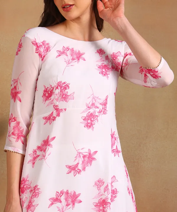 Pink_Anarkali_Kurta_With_Dupatta