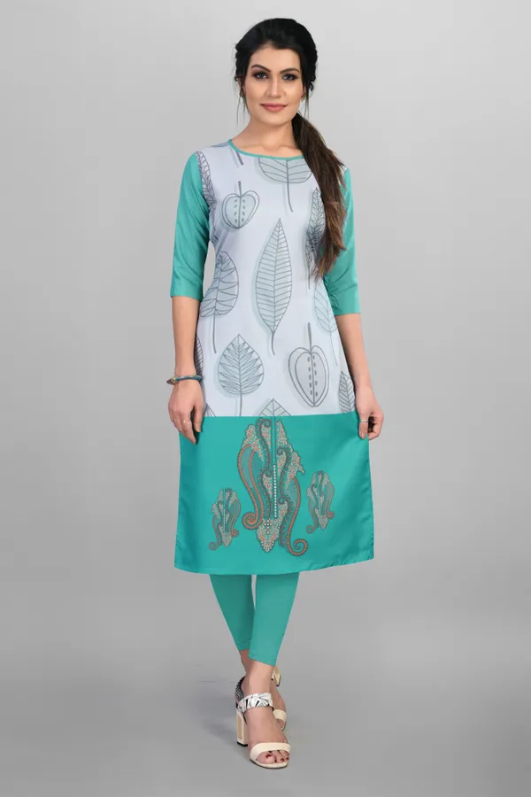 Turquoice_Women_Printed_Straight_Kurti