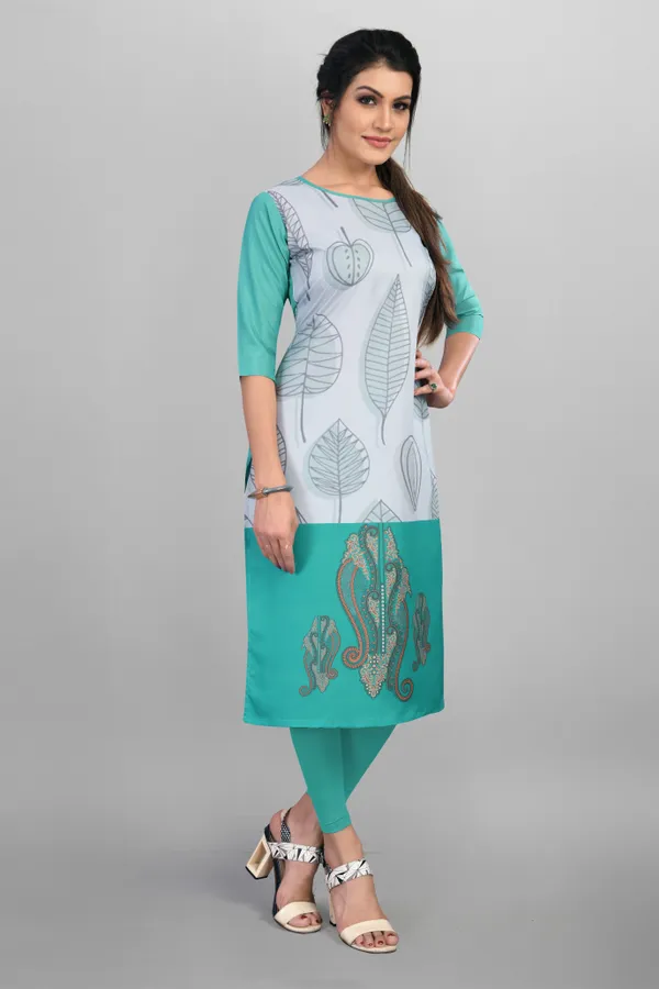 Turquoice_Women_Printed_Straight_Kurti