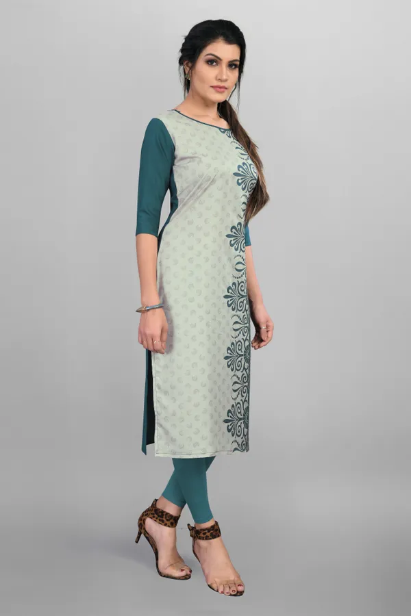 Grey_Women_Printed_Straight_Kurti