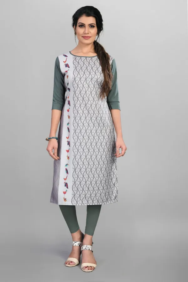 Grey_Women_Printed_Straight_Kurti