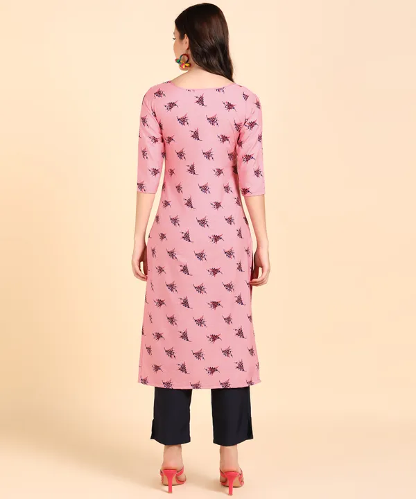Pink_Women_Printed_Kurti_With_Pant_Set