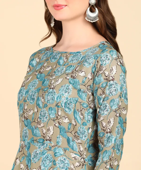 Sky_Blue_Cotton_Printed_Round_Kurti_For_Women