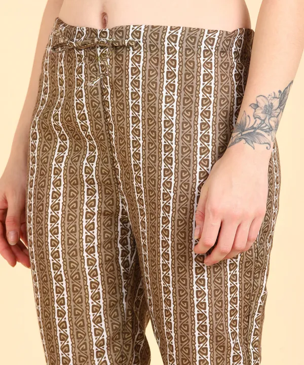 Multicolor_Cotton_Printed_Kurti_Pant_With_Dupatta_Set