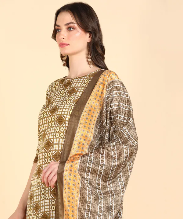 Multicolor_Cotton_Printed_Kurti_Pant_With_Dupatta_Set
