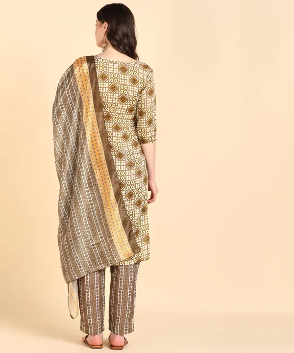 Multicolor_Cotton_Printed_Kurti_Pant_With_Dupatta_Set