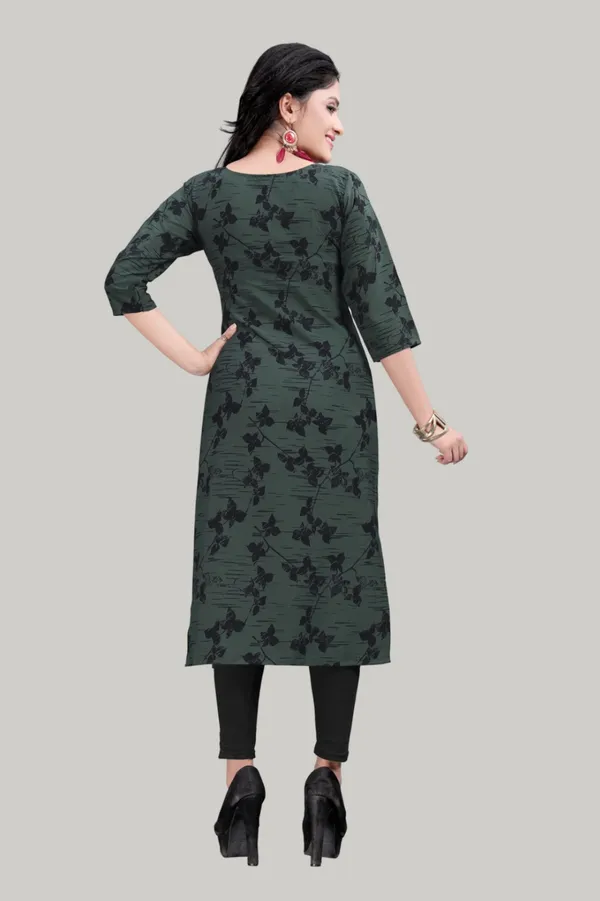 Green_Women_Printed_Straight_Kurti