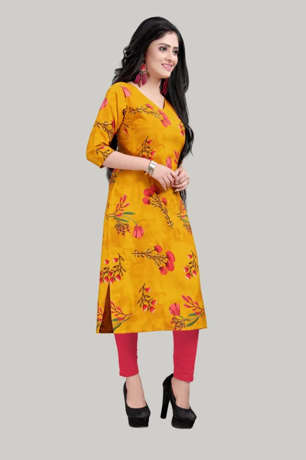 Orange_Women_Printed_Straight_Kurti