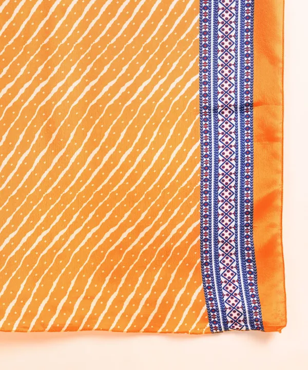 Yellow_Cotton_Printed_Kurti_Pant_With_Dupatta_Set