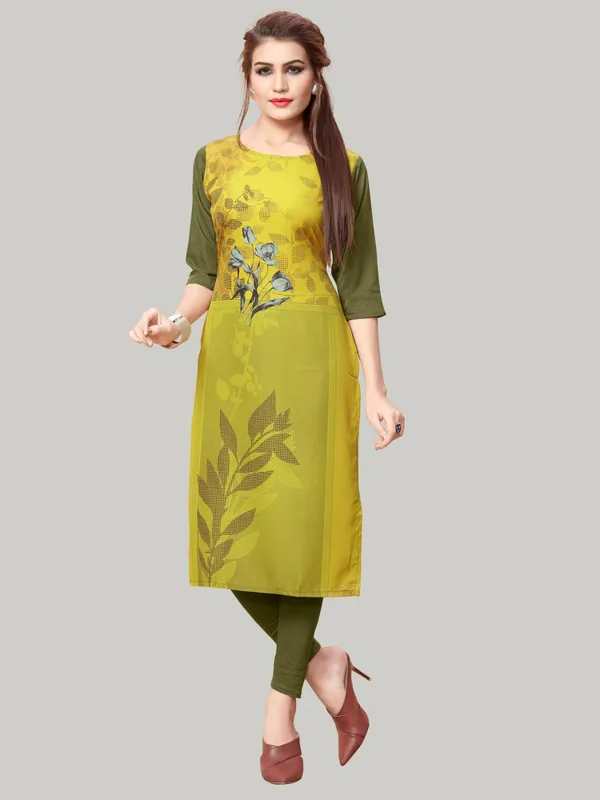 Green_Women_Printed_Straight_Kurti