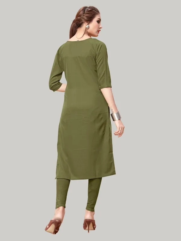 Green_Women_Printed_Straight_Kurti