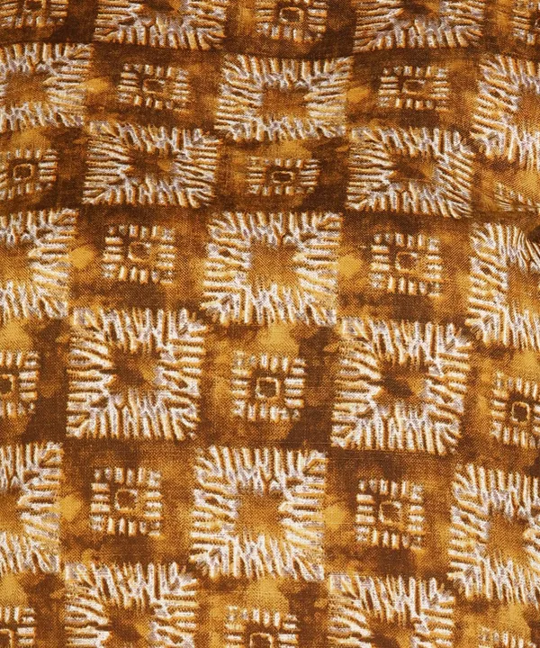 Brown_Cotton_Printed_Kurti_Pant_With_Dupatta_Set