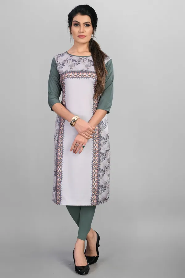 Grey_Women_Printed_Straight_Kurti