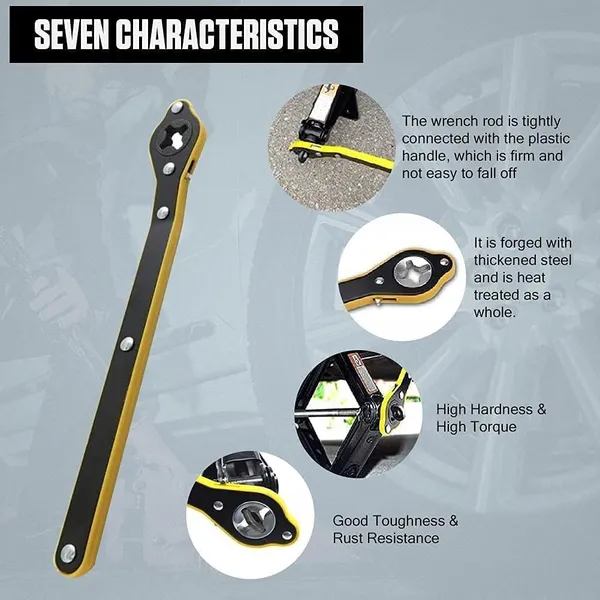 Labor_Saving_Hand_Jack_Wrench_Ratchet_with_Long_Handle_for_Scissor_Jack,_Lug_Wrench_for_Tire_Jack,_Positive_and_Reversal_Knob_Design_for_Travel/Truck/SUV/Van(Ratchet_Head)
