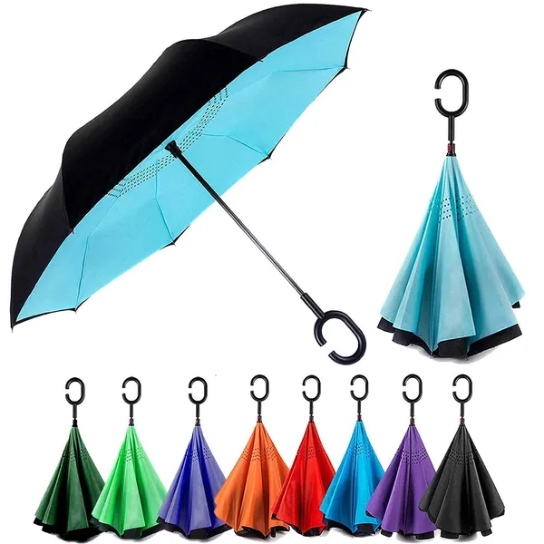 C_Handle_Umbrella_-_Double_Layer_Inverted_Reversible_No_Drip_Umbrella_with_C_Shape_Handle,_Umbrellas_for_Women_with_UV_Protection,_Upside_Down_Umbrella(1Pcs)