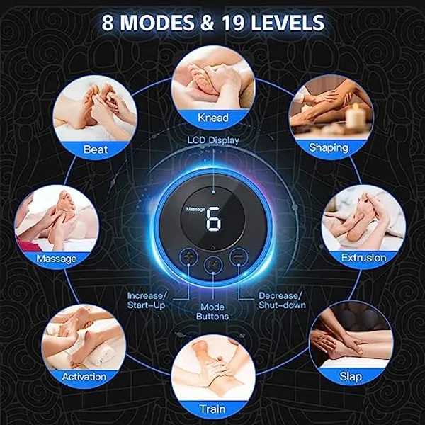 Foot_Massager_Feet_Massage_Machine_,Electronic_Muscle_Stimulator_Massage_Mat_Usb_Rechargeable_Massager_(Black)