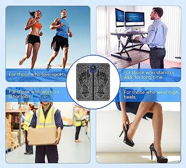 Foot_Massager_Feet_Massage_Machine_,Electronic_Muscle_Stimulator_Massage_Mat_Usb_Rechargeable_Massager_(Black)