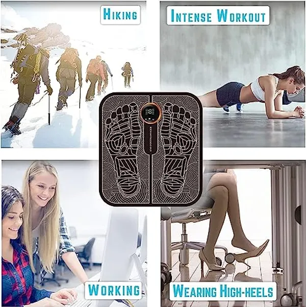 Foot_Massager_Feet_Massage_Machine_,Electronic_Muscle_Stimulator_Massage_Mat_Usb_Rechargeable_Massager_(Black)