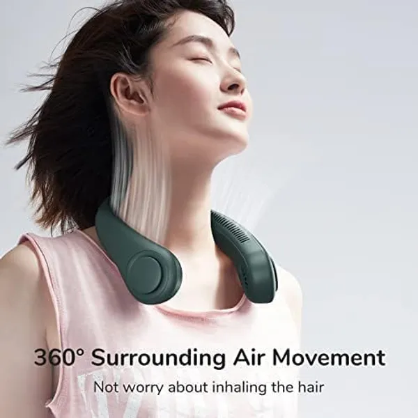 Portable_Rechargeable_Neck_Fan_20Hrs_Play_3000mAh_USB_Charging_Battery_Bladeless_Neck_Fan_Smart_Mini_Hand_Free_3_High_Speed_Fan_Low_Noise_360°_Cooling_FAN
