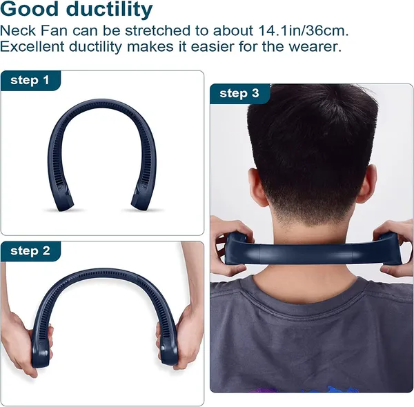 Portable_Rechargeable_Neck_Fan_20Hrs_Play_3000mAh_USB_Charging_Battery_Bladeless_Neck_Fan_Smart_Mini_Hand_Free_3_High_Speed_Fan_Low_Noise_360°_Cooling_FAN