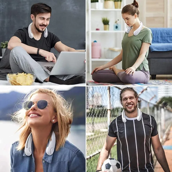 Portable_Rechargeable_Neck_Fan_20Hrs_Play_3000mAh_USB_Charging_Battery_Bladeless_Neck_Fan_Smart_Mini_Hand_Free_3_High_Speed_Fan_Low_Noise_360°_Cooling_FAN
