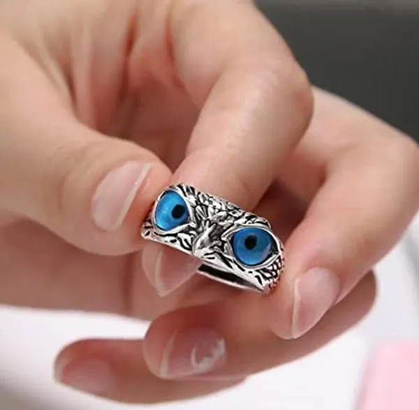 Owl_Ring_(Adjustable)_Fancy_Metal_For_Men_And_Women