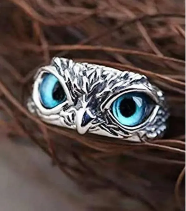 Owl_Ring_(Adjustable)_Fancy_Metal_For_Men_And_Women