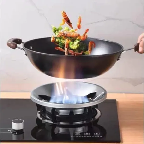 Gas_Saver_Burner_Stand_Jali_Home_Stove_Fire_&_Windproof_Energy_Saving_Round_Stand,_Glass_top_Delicate_1pc_Cover_Gather_Wok_of_Fire_(Silver)