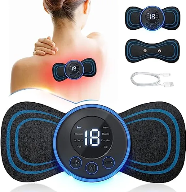 Body_Massager_Machine_For_Pain_Relief_Wireless_Massager_8_Mode_&_19_Strength_Level_Ems_Massager_Mini_Massager_Butterfly_Massager_For_Shoulder_Legs_Massage_Neck_Massager_(Butterfly_Massager)