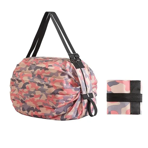 Multipurpose_Storage_Nylon_Waterproof_Sports_Travel_One-Shoulder_Bag_|_Luggage_Portable_Foldable_Shopping_Bag_with_Zipper_for_Daily_Use_(Blue)_(Pack_Of_1)