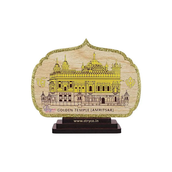 Golden_&_Beige_Golden_Temple_Photo__Sri_Harmandir_Sahib__Car_Dashboard_Accessory,_Darbar_Sahib,__Sikh_Spiritual__Punjabi_Decor__Wooden_Gift_Item__Sikh_Gift_Ideas__Spiritual_Decorative_Showpiece
