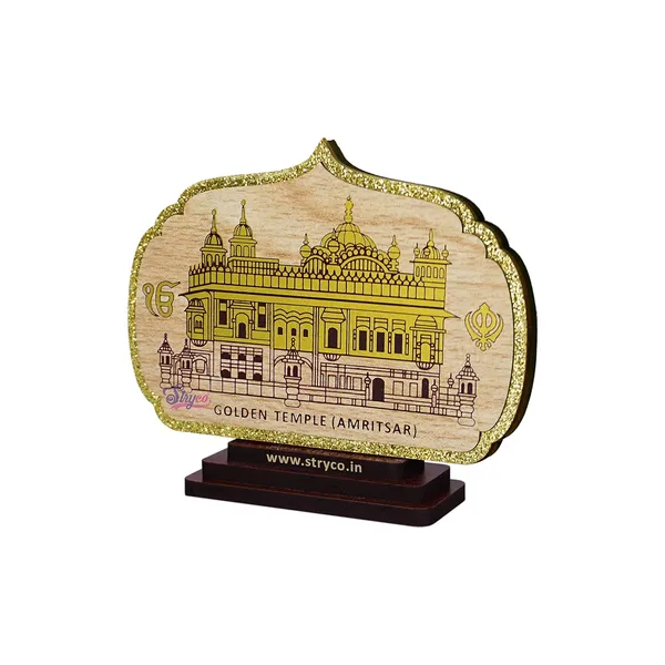 Golden_&_Beige_Golden_Temple_Photo__Sri_Harmandir_Sahib__Car_Dashboard_Accessory,_Darbar_Sahib,__Sikh_Spiritual__Punjabi_Decor__Wooden_Gift_Item__Sikh_Gift_Ideas__Spiritual_Decorative_Showpiece