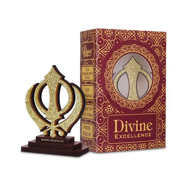 Golden_Hi-Sparkle_Sikh_Khanda_Car_Dashboard_Idol__Car_Decor__Sikh_Symbol__Religious_Decorative_Showpiece