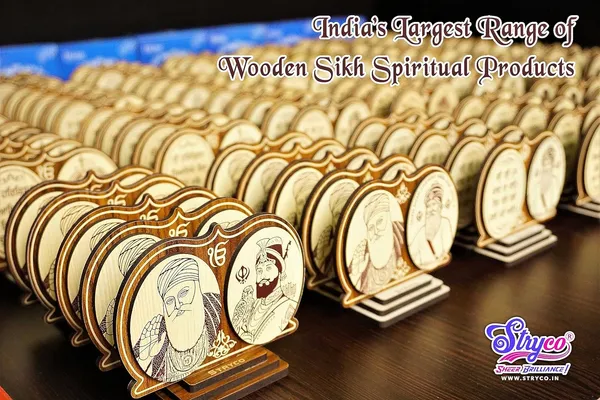 Redwood_Texture_Char_Sahibzaade_Car_Dashboard_Idol__Car_Interior__Guru_Gobind_Singh_Ji_Car_Photo__Spiritual_Table/Home/Office_Big_Size_Decorative_Showpiece__Sikh_Gifts