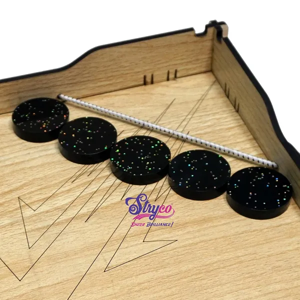 Beachwood_Texture_2/4_Player_Slingshot_Indoor_Board_Game__Latest_Fastest_Finger_Game__Four_Player_Sling_Puck_Game__String_Hockey_Table_Board_Game__Toy_And_Games_For_Kids,_Adults_And_Family,_24x24_inches