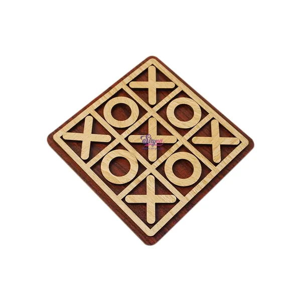 Beige_&_Rosewood_3X3_Wooden_Tic_Tac_Toe_Puzzle_Board_Game_With_Lid__Noughts_And_Crosses__Toys_&_Games__Xoxo_Fun_Game_For_Kids,_Adults_And_Family__9Pcs