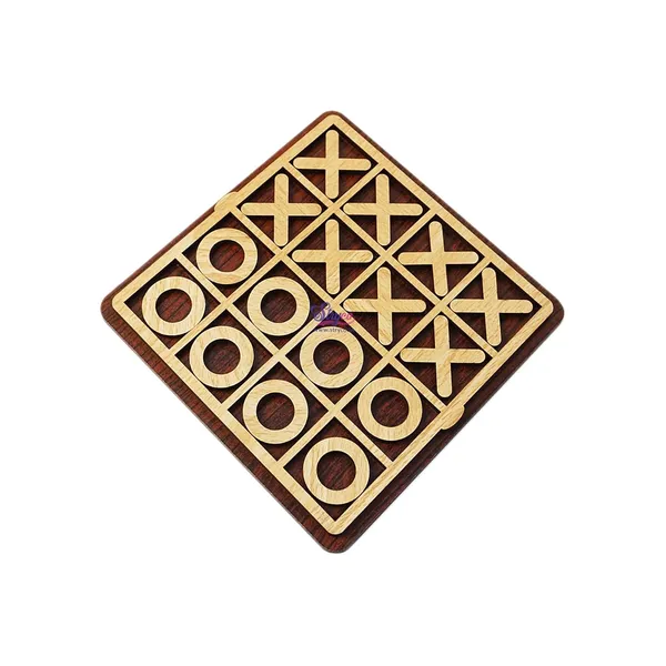 Beige_&_Rosewood_4X4_Wooden_Tic_Tac_Toe_Puzzle_Board_Game_With_Lid__Noughts_And_Crosses__Toys_&_Games__Xoxo_Fun_Game_For_Kids,_Adults_And_Family__16Pcs