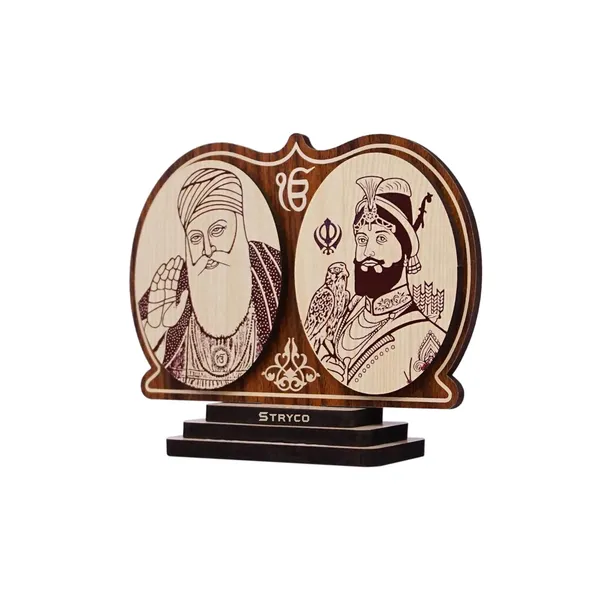 Guru_Nanak_Dev_Ji_Car_Photo__Guru_Gobind_Singh_Ji_Car_Stand__Sikh_Gurus__Punjabi_Wooden_Gift_Item__Car_Interior_Decor_Accessory__Spiritual_Decor__Sikh_Gifts_1st_Guru_&_10th_Guru