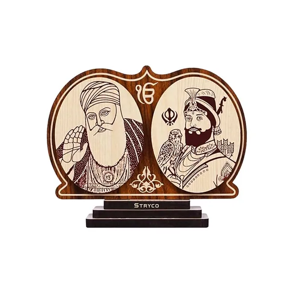 Guru_Nanak_Dev_Ji_Car_Photo__Guru_Gobind_Singh_Ji_Car_Stand__Sikh_Gurus__Punjabi_Wooden_Gift_Item__Car_Interior_Decor_Accessory__Spiritual_Decor__Sikh_Gifts_1st_Guru_&_10th_Guru