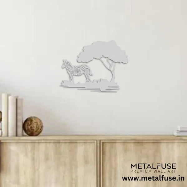 Metal_Wall_Art_for_Home_Decoration__|_Zebra_Tree__|_Silver