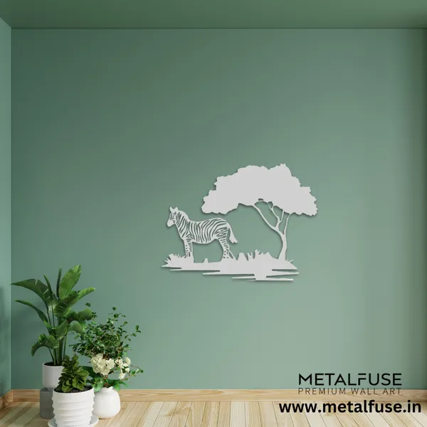 Metal_Wall_Art_for_Home_Decoration__|_Zebra_Tree__|_Silver