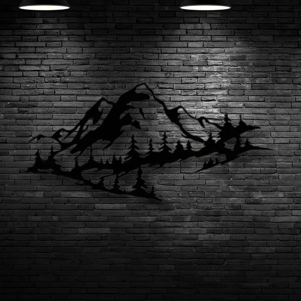 Metal_Wall_Art_for_Home_Decoration__|_Mountain_Range__|_Black